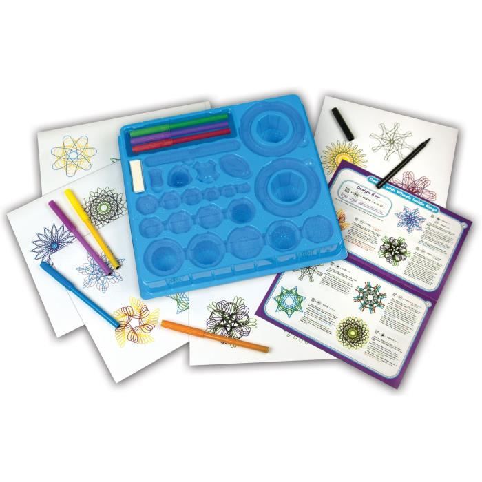 Spirograph - Coffret classique 30 pieces - Silverlit - Art et mathématiques - a partir de 8 ans