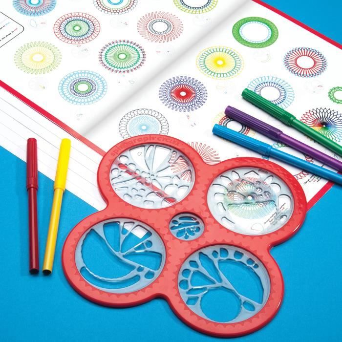 Coffret Cyclex - SPIROGRAPH - Création de spirales a l'infini avec les roues rotatives !