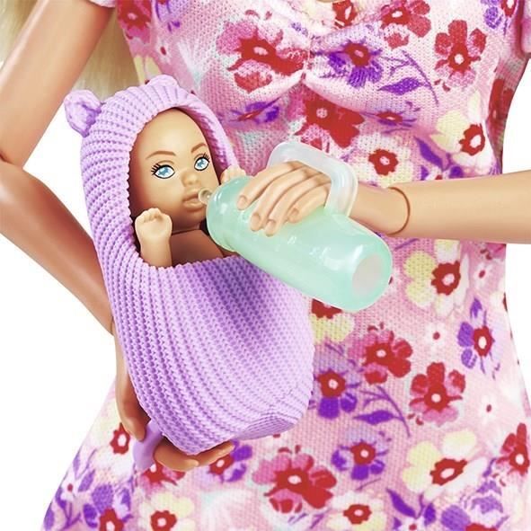 Smoby - Steffi Love - Future Maman - Poupée mannequin enceinte (29cm) - Accesoires pour bébé - Bouton pour faire grossir son ventre