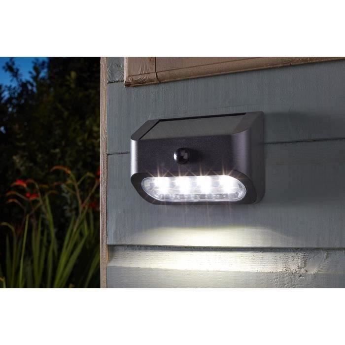 Pack de 2 Spots Solaires Sentinel Smart Garden - 50 Lumens - Gris Anthracite