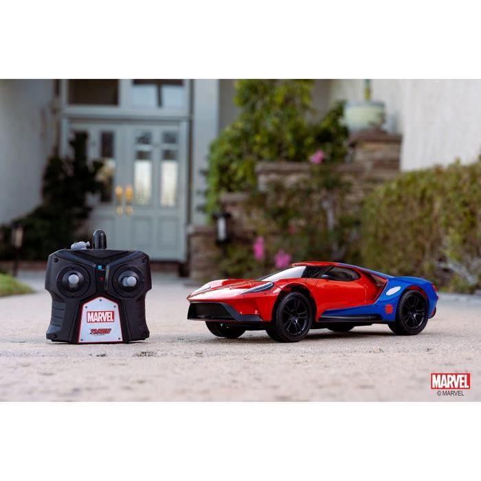 Voiture Ford GT Spiderman radiocommandée 1/16 - Simba Dickie Group