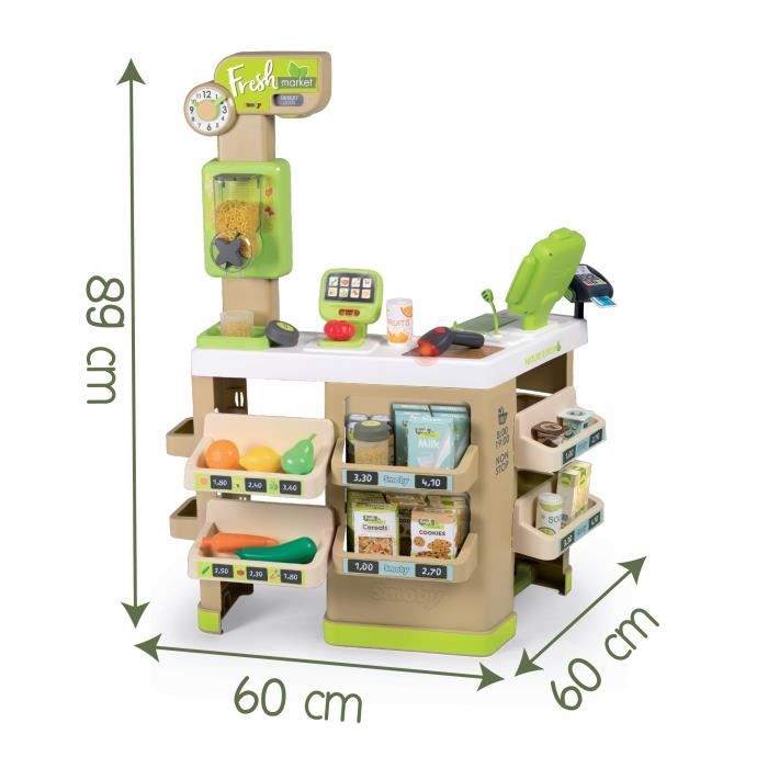 Smoby Fresh market - Marchande représentant un magasin bio - des 3 ans