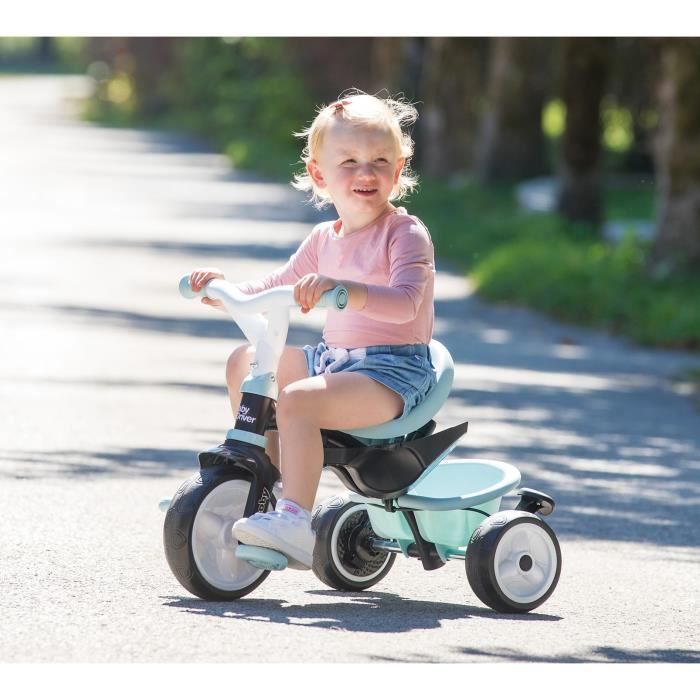 Tricycle évolutif SMOBY Baby Driver Plus - Bleu