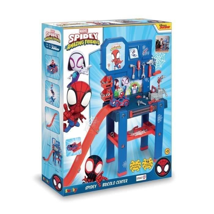 Etabli Bricolo Center Spidey - Smoby - Blanc - 4 - 3 ans - Mixte - Plastique - Intérieur - Multicolore - Enfant