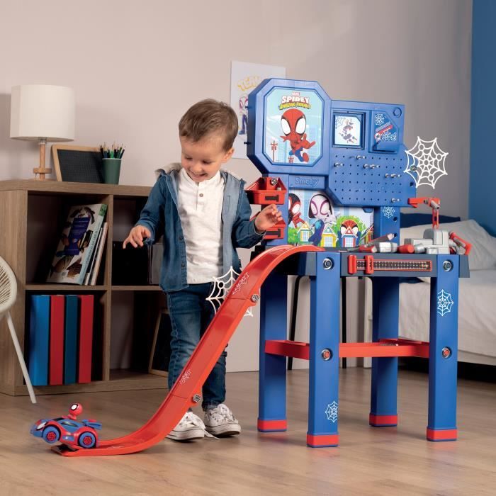 Etabli Bricolo Center Spidey - Smoby - Blanc - 4 - 3 ans - Mixte - Plastique - Intérieur - Multicolore - Enfant