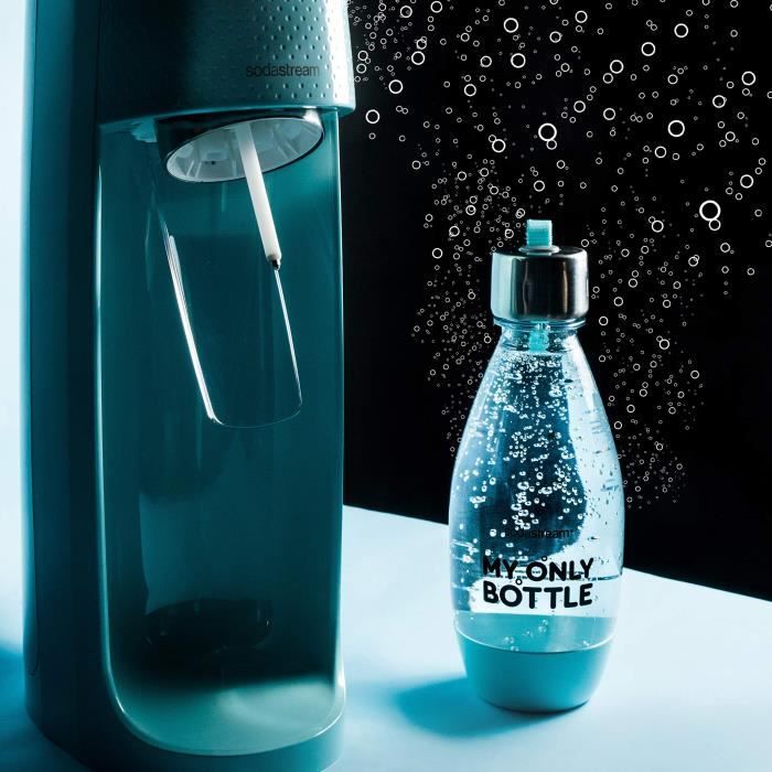 Machine a soda - SODASTREAM - Ma petite bouteille style 0,5L - Bleue - Compatible lave-vaisselle