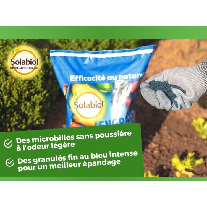 Engrais bleu - SOLABIOL - SOBLEU4 - 4 kg