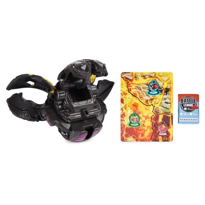 BAKUGAN - PACK 1 Bakugan DEKA - Rouge - Figurine d'action et jeu d'adresse pour enfant