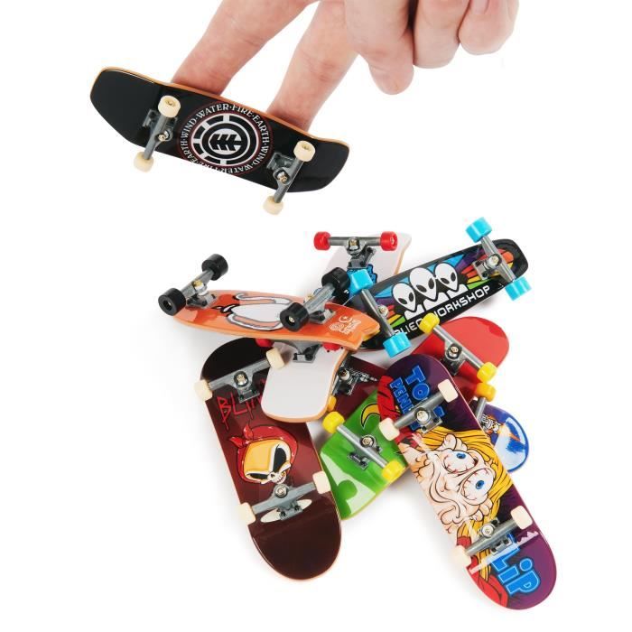 Tech Deck - Coffret 25e Anniversaire - 8 finger skates - Mixte - Blanc - Autocollants inclus