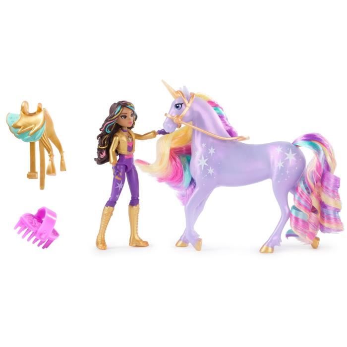 SPIN MASTER COFFRET LICORNE ET POUPEE WILDSTAR ET SOPHIA Unicorn Academy