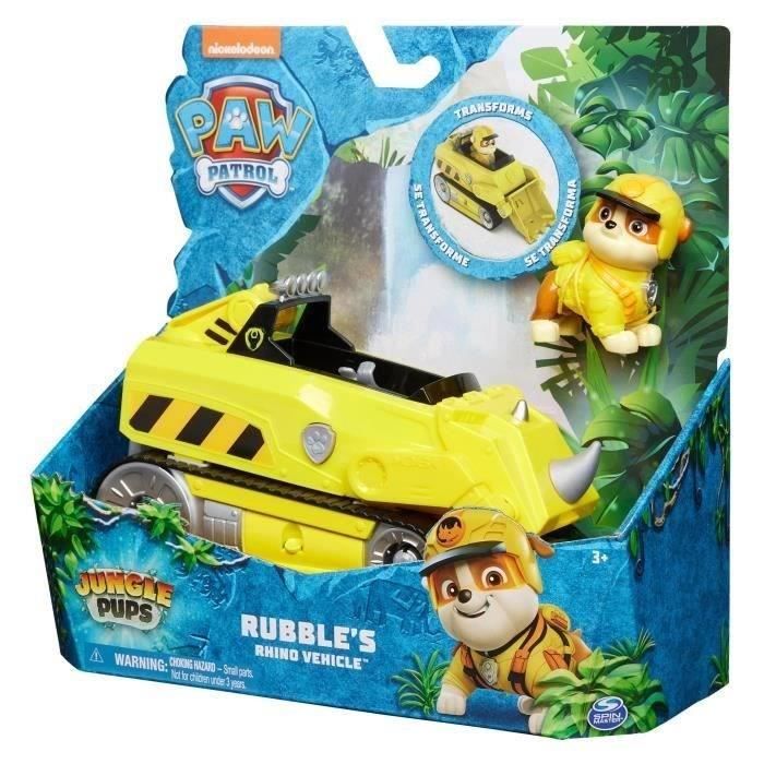 SPIN MASTER VEHICULE + FIGURINE RUBEN JUNGLE PUPS La Pat' Patrouille