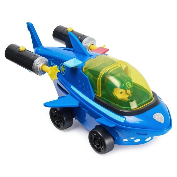 Véhicule + Figurine Chase Aqua Pups La Pat' Patrouille - Paw Patrol - Des 3 ans