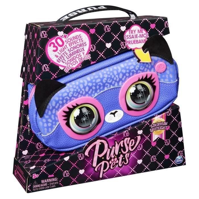 Purse Pets - Sac banane Guépard - 30 Sons et Réactions - Des 5 ans