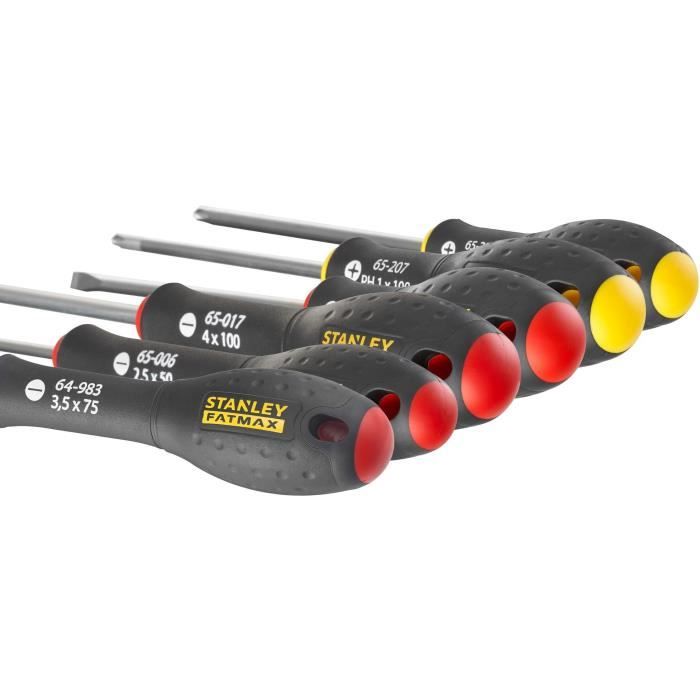 Jeu de 7 Tournevis - STANLEY FATMAX - FMHT0-62627 - Electricien + Mecanicien + Phillips