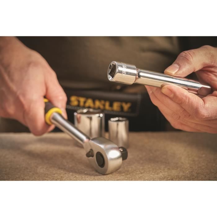 Rallonge 1/2 STANLEY - STMT86407-0 - 250 mm - Acier au chrome vanadium