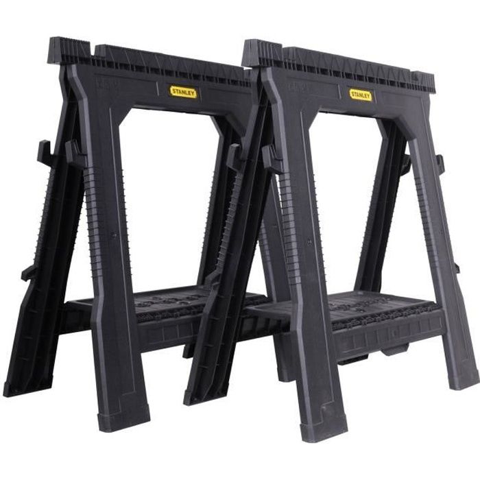 Tréteaux pliables professionnels STANLEY - STST1-70713 - Lot de 2 - 450kg