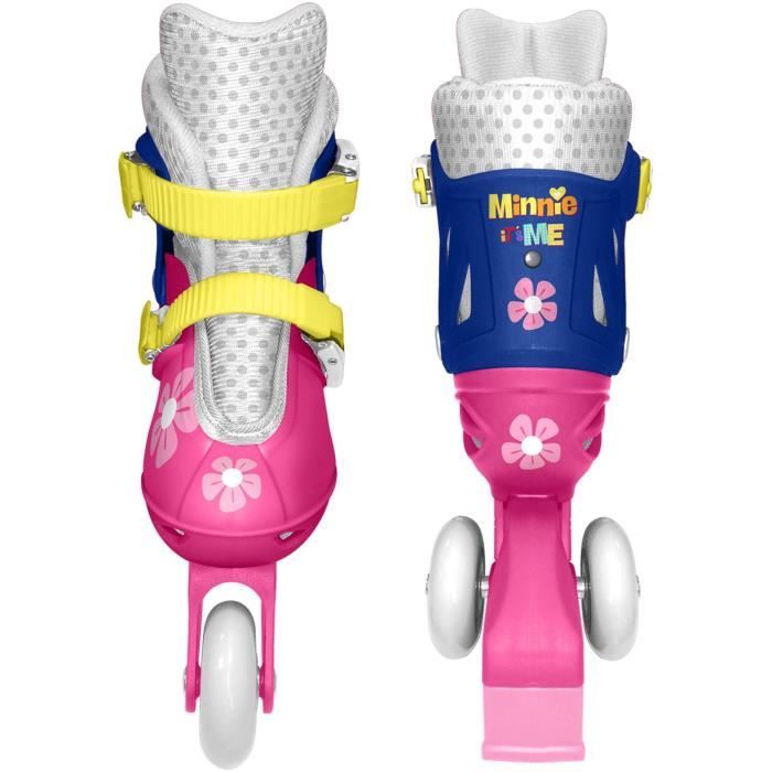 DISNEY MINNIE Patins en ligne 2 en 1 - 3 roues 27-30