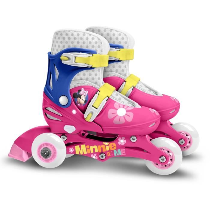 DISNEY MINNIE Patins en ligne 2 en 1 - 3 roues 27-30