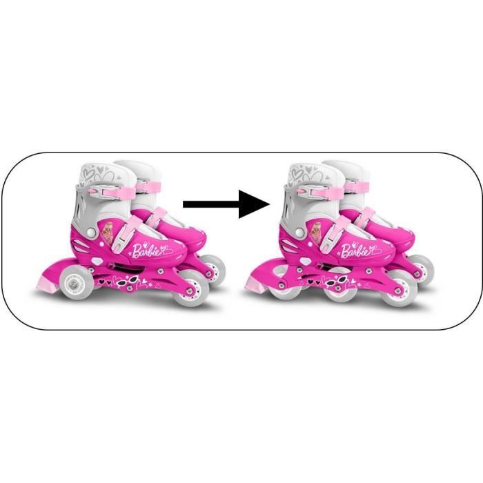 STAMP - Patins en ligne deux en un 3 Roues - Barbie