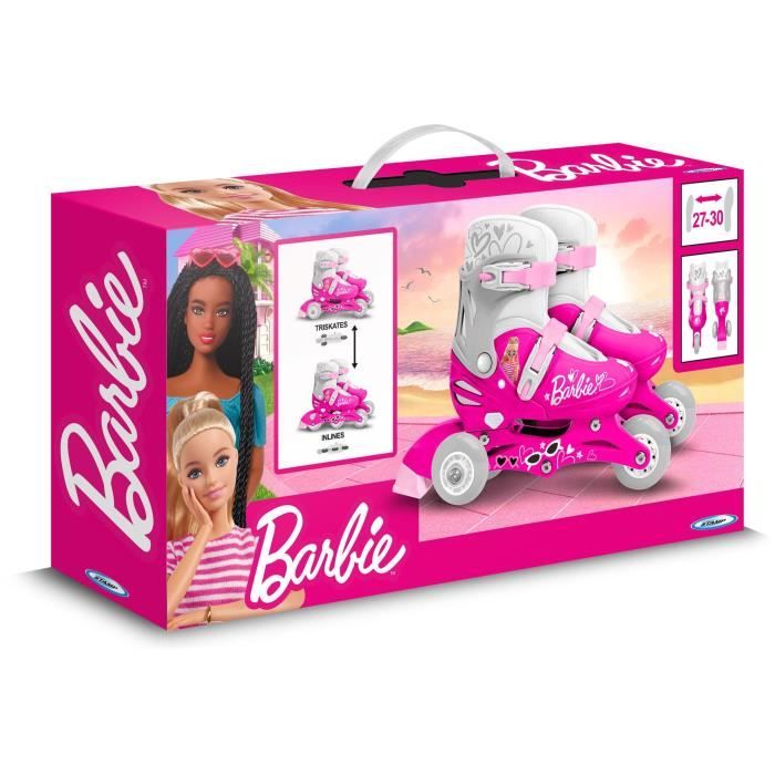 STAMP - Patins en ligne deux en un 3 Roues - Barbie