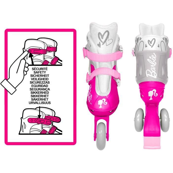 STAMP - Patins en ligne deux en un 3 Roues - Barbie