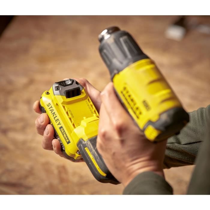 Décapeur Thermique - STANLEY FATMAX V20 - SFMCE530B-XJ - 510° - Lithium 18V - Sans Batterie