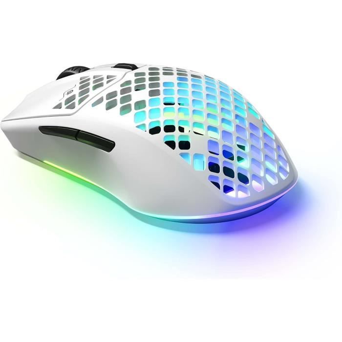 Souris Steelseries AEROX 3 WIRELESS SNOW SOURIS GAMING