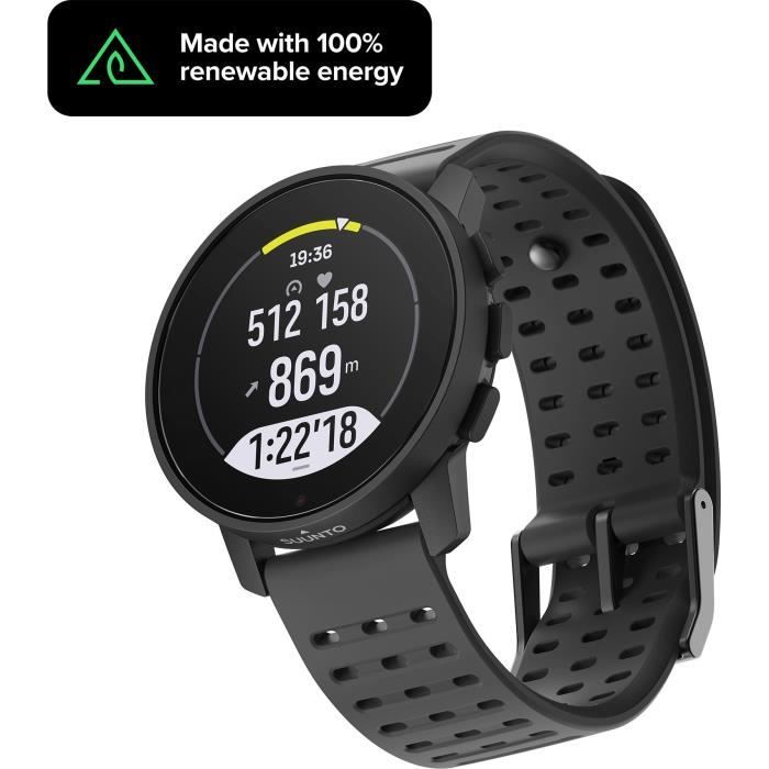 Montre connectée sport GPS - SUUNTO - 9 Peak Pro All Black - Altimetre