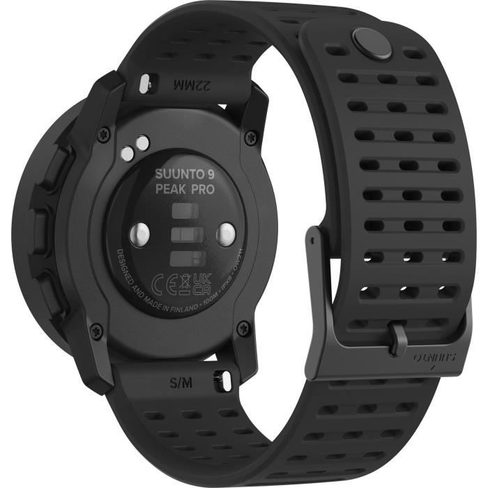 Montre connectée sport GPS - SUUNTO - 9 Peak Pro All Black - Altimetre