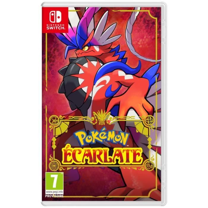 Pokémon Écarlate - Jeu Nintendo Switch