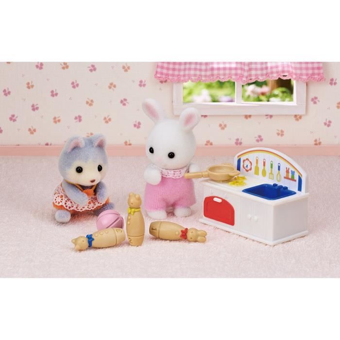 Figurines miniatures - SYLVANIAN FAMILIES - Le coffre a jouets des bébés