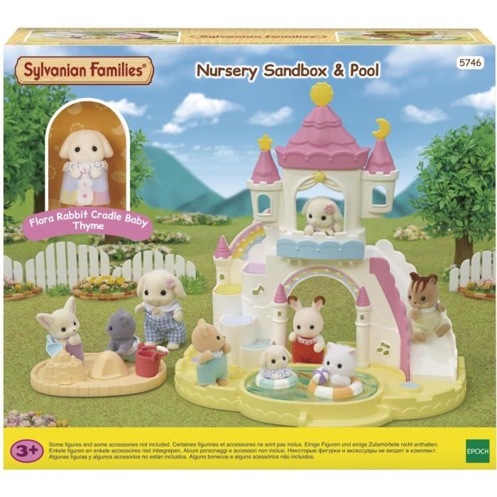 SYLVANIAN FAMILIES 5746 - Le bac a sable et piscine des bébés