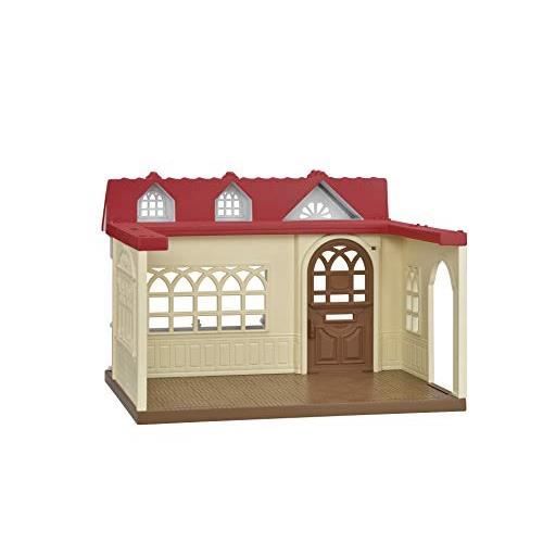 Maison miniature - SYLVANIAN FAMILIES - La Maison Framboise - Pour bébé - Marron - Rouge, marron et beige