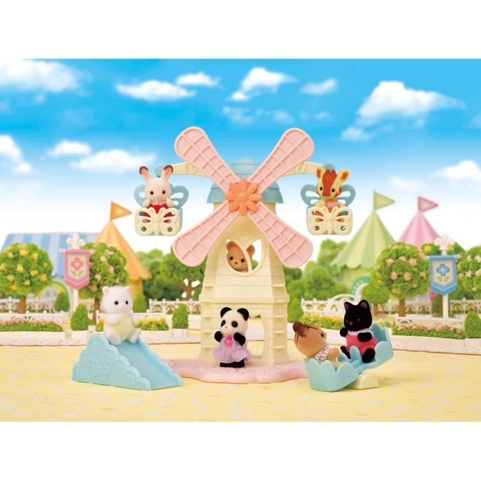 Figurines miniatures - SYLVANIAN FAMILIES - Le moulin des bébés - Intérieur - Rose - 3 ans