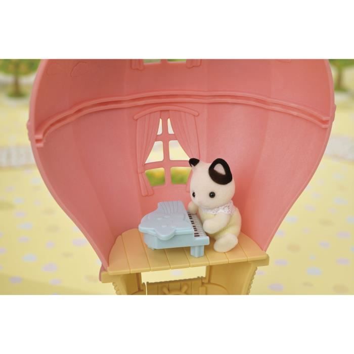 Mini-univers - SYLVANIAN FAMILIES - La montgolfiere des bébés - Rose - Pour enfants de 3 ans et plus