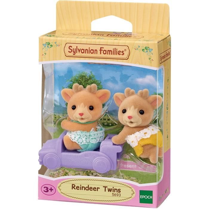 Poupée - SYLVANIAN FAMILIES - Les jumeaux Renne - Blanc - Mixte - 5693