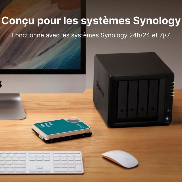 Disque dur interne 4 To - SYNOLOGY - HAT3300-4T - SATA 6 Go/s - 5400 Tours/min