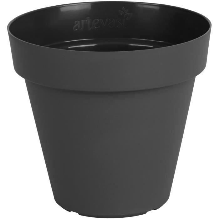 POT CAPRI 40CM ANTHRACITE