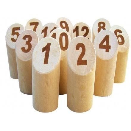 Jeu de quilles Mölkky - TACTIC - Version Luxe - Bois massif - Mixte - A partir de 7 ans