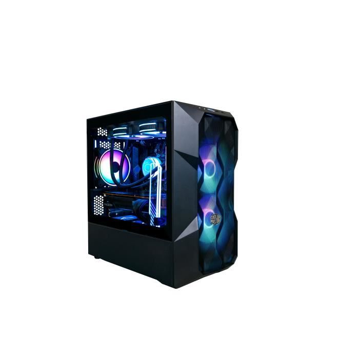 Boitier PC Gaming - COOLER MASTER - TD300 Mesh -ARGB - mATX (TD300-KGNN-S00)