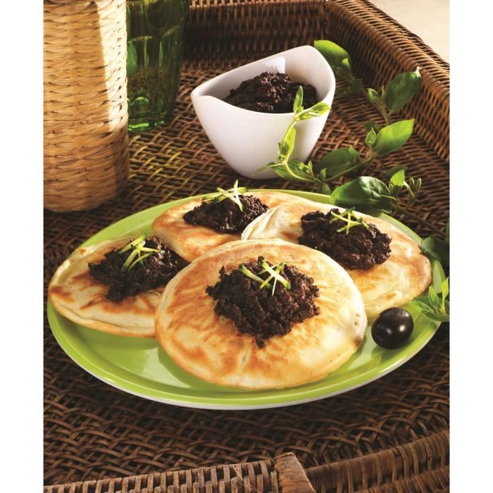 TEFAL - Snack Collection - Lot de 2 Plaques Pancakes - Noir - Compatible Lave-vaisselle