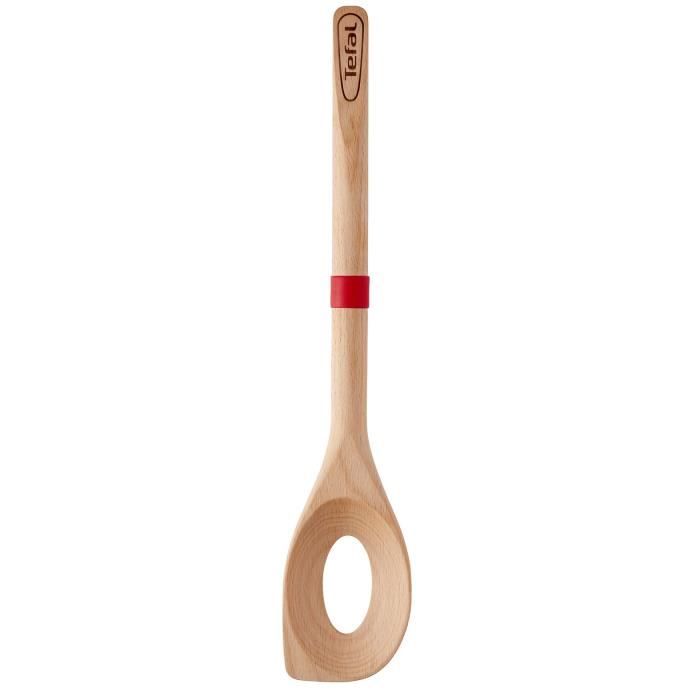 TEFAL INGENIO Cuillere a risotto en bois de Hetre et silicone Platinium 32 cm K2308514