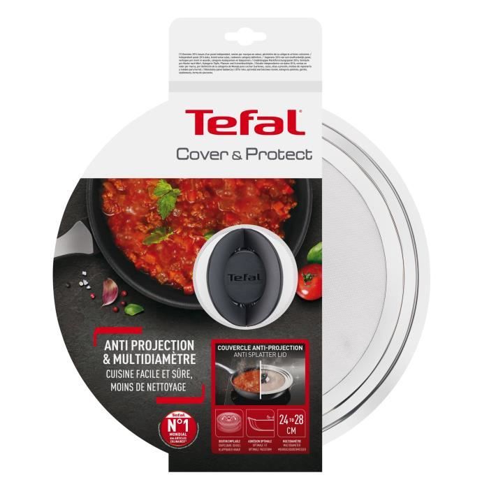 Manche / couvercle Tefal INGENIO COUVERCLE ÉGOUTTOIR ACIER INOXYDABLE 14/20 CM L9939422