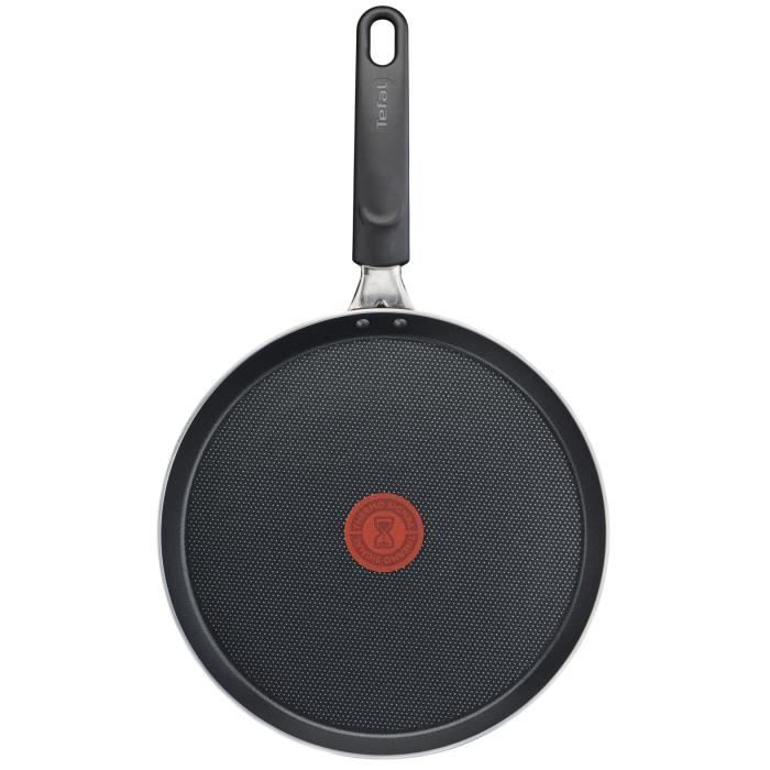 TEFAL Easy Cook & Clean Poele a crepe 28 cm, Non induction, Revetement antiadhésif, Fabriqué en France B5541102