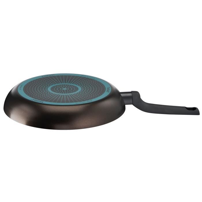 TEFAL Easy Cook & Clean Poele 28 cm, Non induction, Revetement antiadhésif, Fabriqué en France B5540602