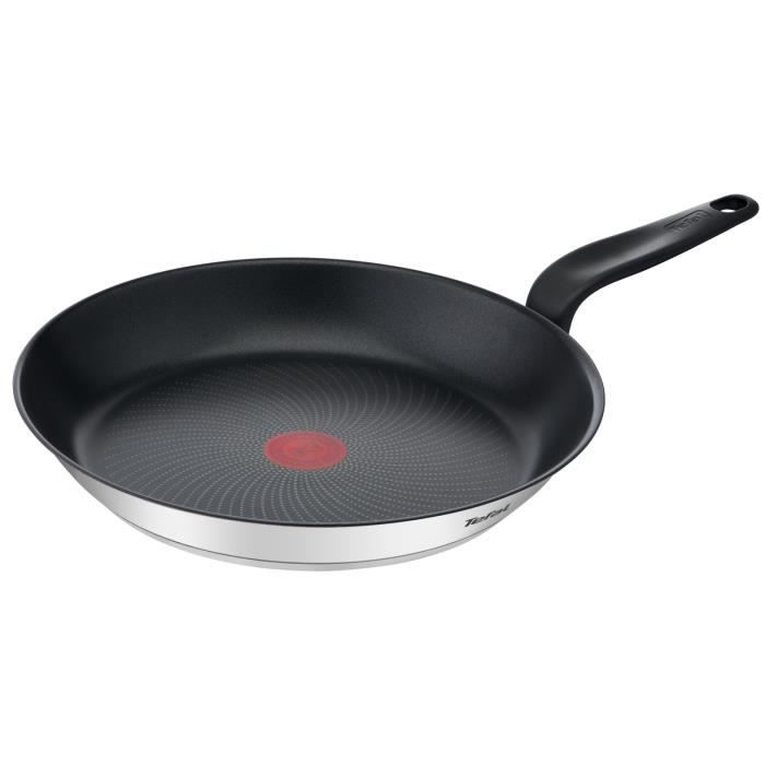 TEFAL Primary Poele 30 cm, Induction, Revetement antiadhésif, Acier inoxydable haute qualité E3090704