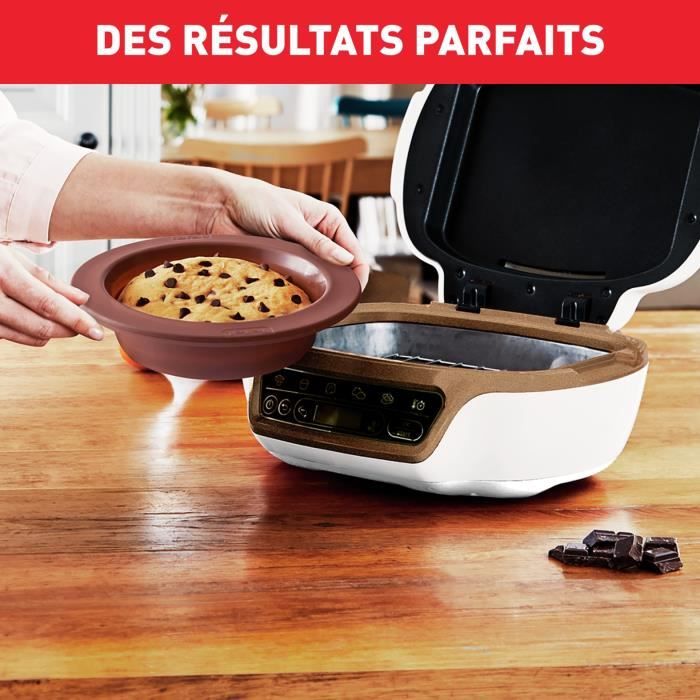 TEFAL Machine a gâteaux intelligente, 5 programmes, Mode manuel, Moules flexibles, Grand moule acier revetu, Cake Factory +