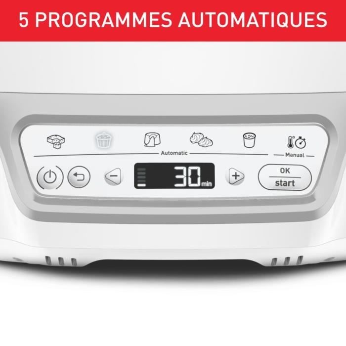 TEFAL Machine a gâteaux intelligente, 5 programmes, Mode manuel, Moules CreaBake, Application dédiée, Cake Factory Délices KD812110