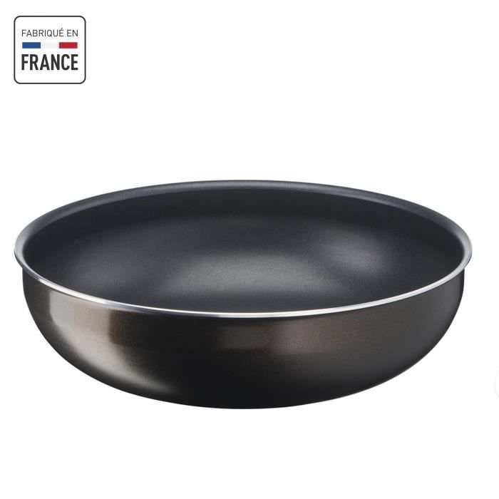 TEFAL INGENIO Easy Plus Wok 26 cm, Non induction, Revetement antiadhésif, Fabriqué en France L1507702