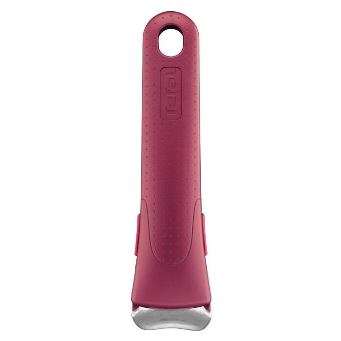 TEFAL INGENIO Poignée amovible Rouge, Empilable, Amovible, Verrouillage sécurité 3 points, Garantie 10 ans, Expertise L9863102